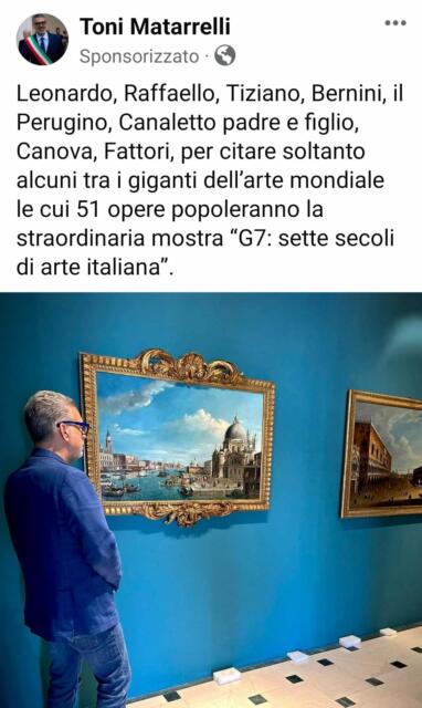 G7: sette secoli di arte italiana, in mostra nel castello normanno-svevo di Mesagne